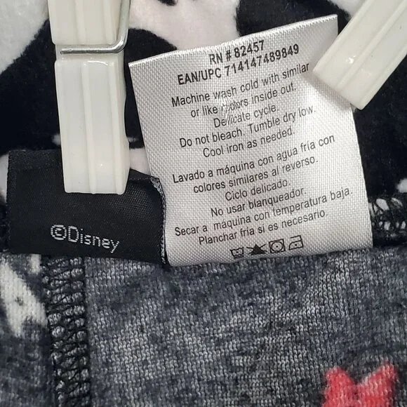 Disney Nightmare Before Christmas 3X Pants Velvety Fleece Jack Skellington Snow - Picture 9 of 9